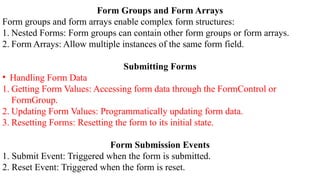 allow multiple formgroup formarray validators and... Progressive Web Application Development for MCA | PPT