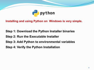 Python for Beginners(v1) | PPT