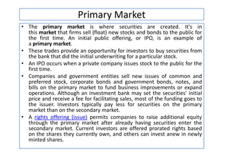 Primary market | PDF