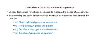 Phase Failure Comparator Basic principle and types Static Relays ppt | PPT