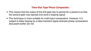 Phase Comparator Invoice Basic principle and types Static Relays ppt | PPT
