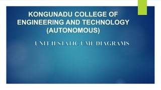 KONGUNADU COLLEGE OF
ENGINEERING AND TECHNOLOGY
(AUTONOMOUS)
 
