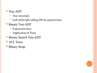UNIT II Tree Structure and it's examples | PPT