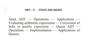 UNIT I LINEAR DATA STRUCTURES – LIST .pptx