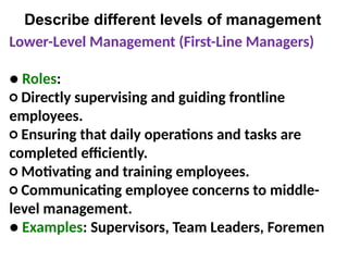 Unit I Management Organizational Theories Structure and Culture-1.pptx