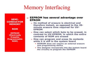 Memory Interfacing
 