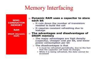 Memory Interfacing
 