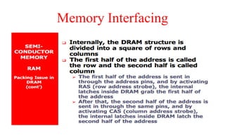 Memory Interfacing
 