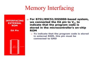 Memory Interfacing
 