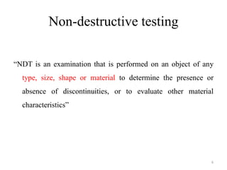 UNIT I NDT NON- DESTRUCTIVE TESTING ALL UNITS.pdf