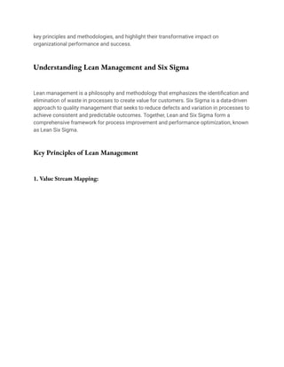 Uniting Efficiency and Quality_ The Synergy of Lean Management and Six ...