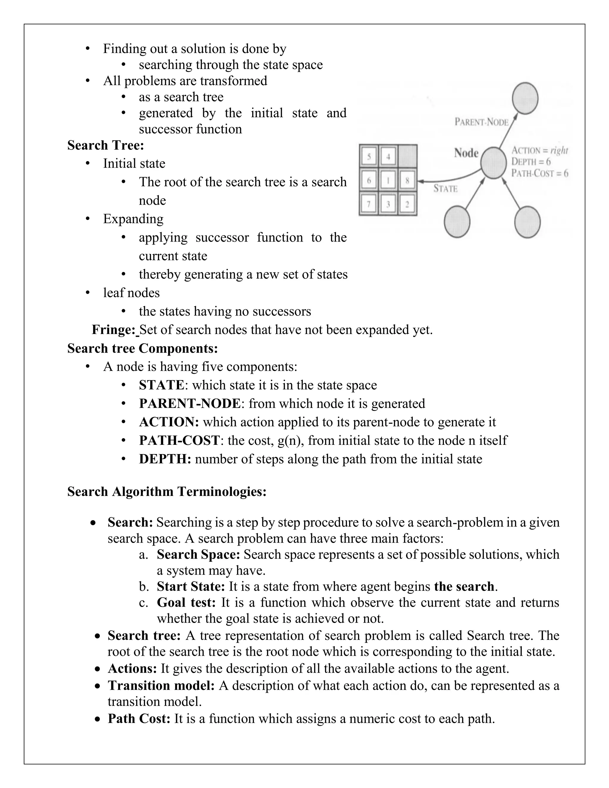 AI3391 ARTIFICIAL INTELLIGENCE Unit I notes.pdf