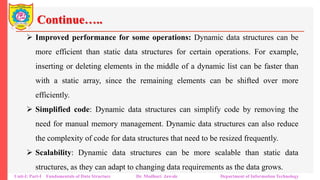 Fundamentals of Data Structure_Unit I.pptx | Databases | Computer ...