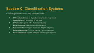 Introduction to Pharmacognosy and Phytochemistry | PPTX