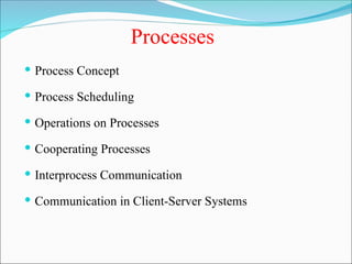 UNIT I Process management main concept.ppt