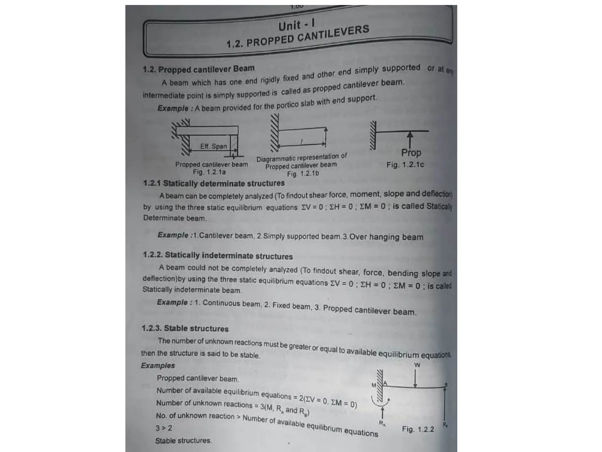 Propped cantilever beams theorem and theory | PPTX