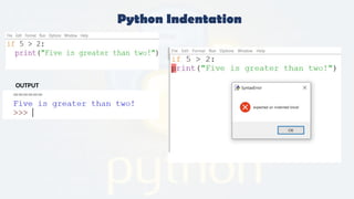 Comprehensive Introduction to Python Programming Language and Its ...