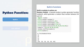 Comprehensive Introduction to Python Programming Language and Its ...