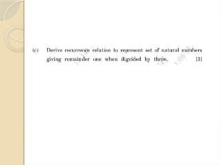 Unit I Recurrence Relations.pptx Fundamentals