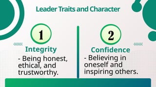 UNIT I THE PERSON AS A LEADER-Leader Traits and Character.pptx