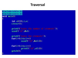 Traversal
 