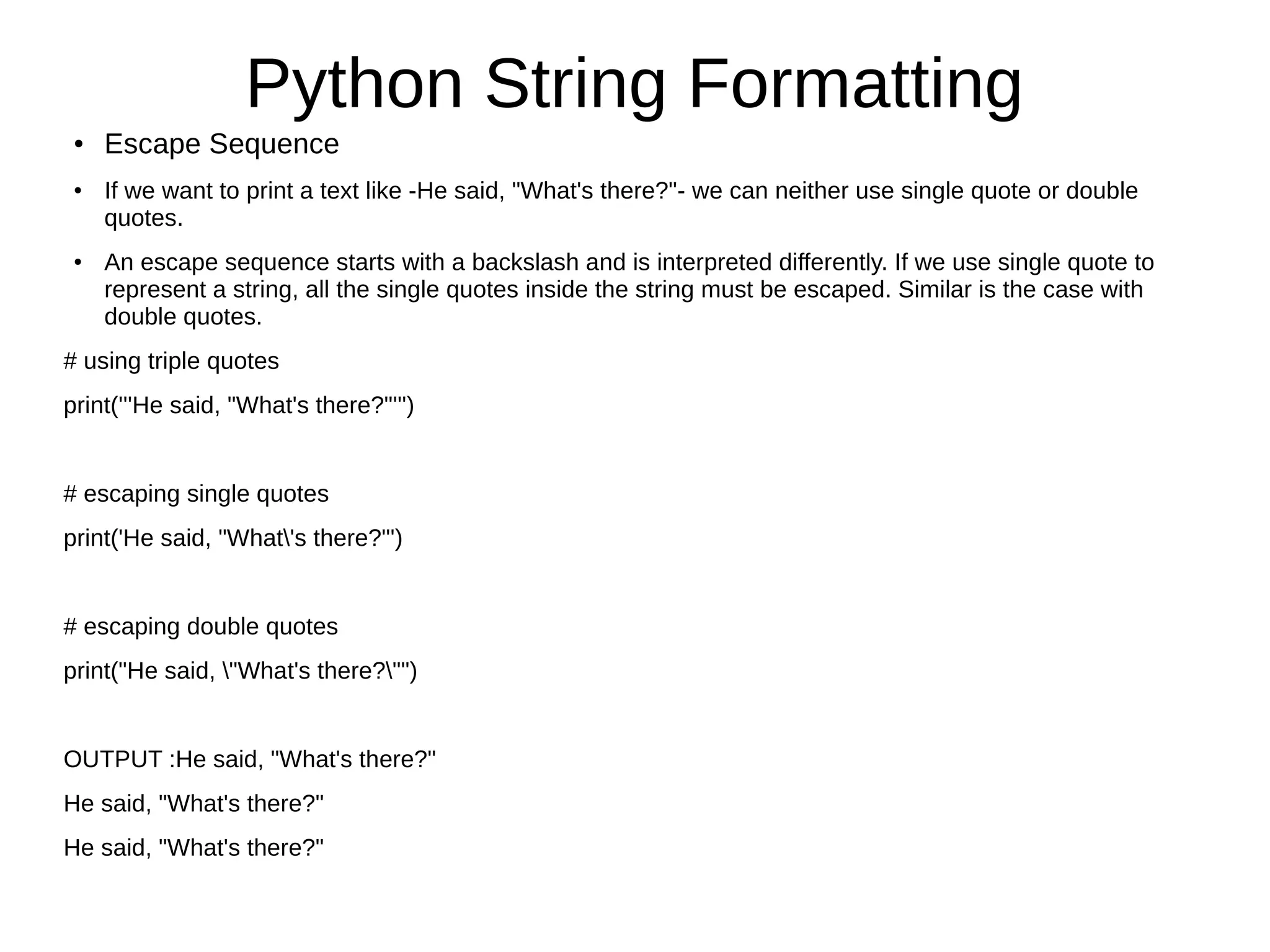 Strings in Python | PDF