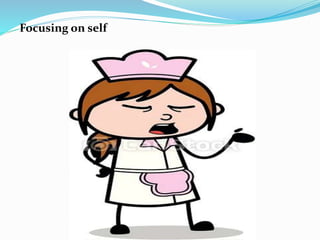 Focusing on self
 