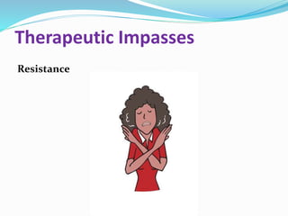 Therapeutic Impasses
Resistance
 