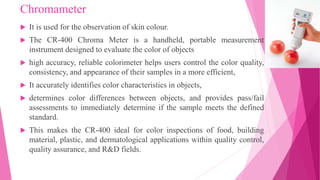 UNIT IV.pptx  Principle of cosmetic evaluation.