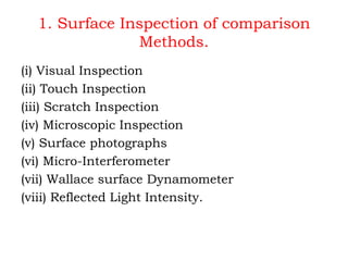 Visual Inspection Scratch Probe Unit IV.ppt