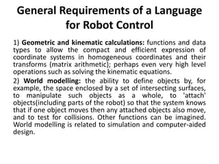 Unit IV.pptx Robot programming and Languages | PPT