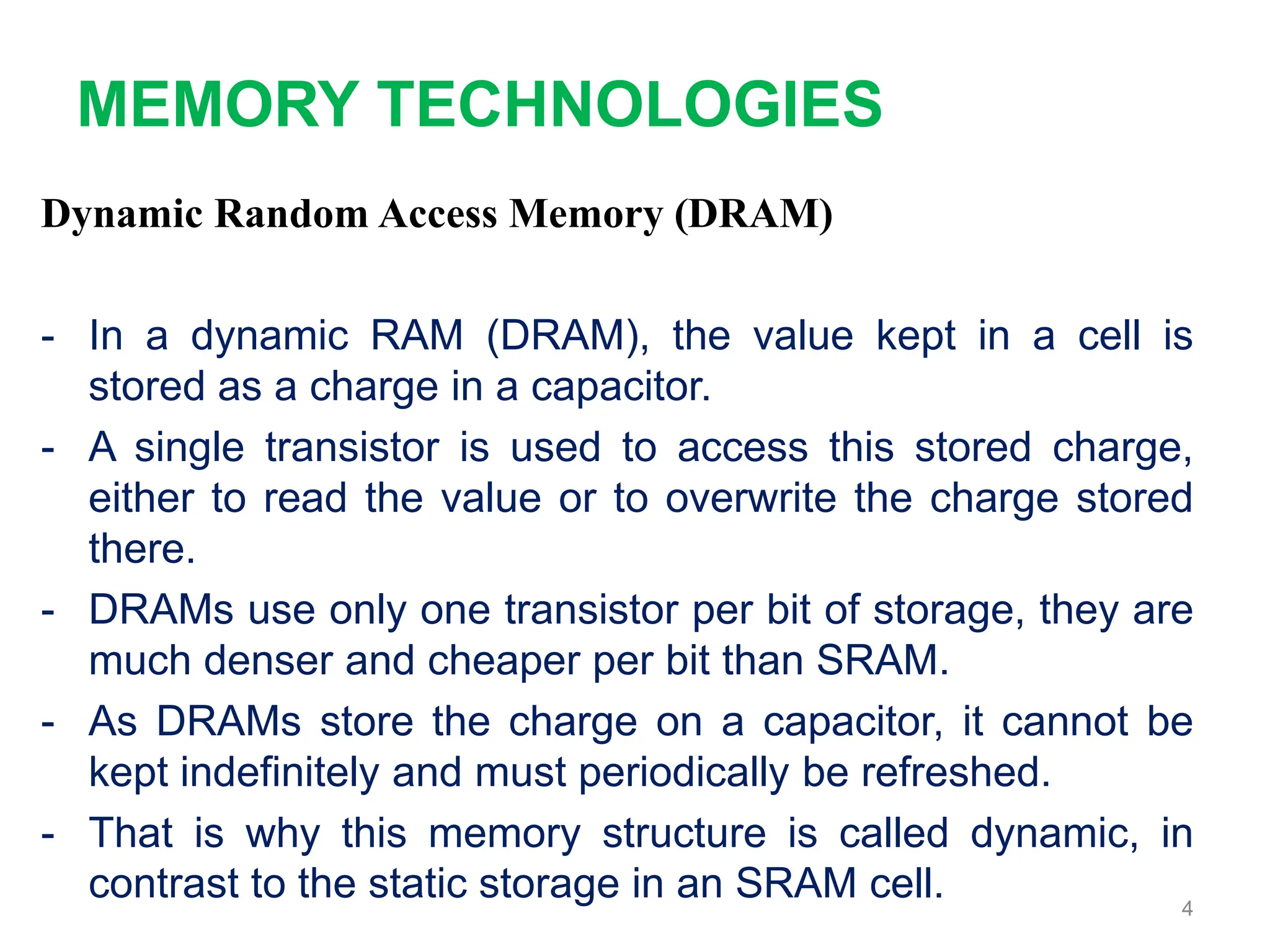 UNIT IV Computer architecture Analysis.pptx | Data Storage and ...