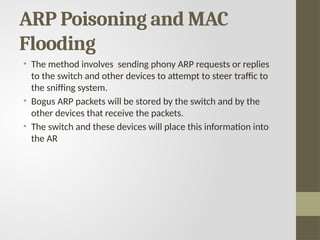 Slides on Security issues in TCP/IP Clear explanation | PPTX