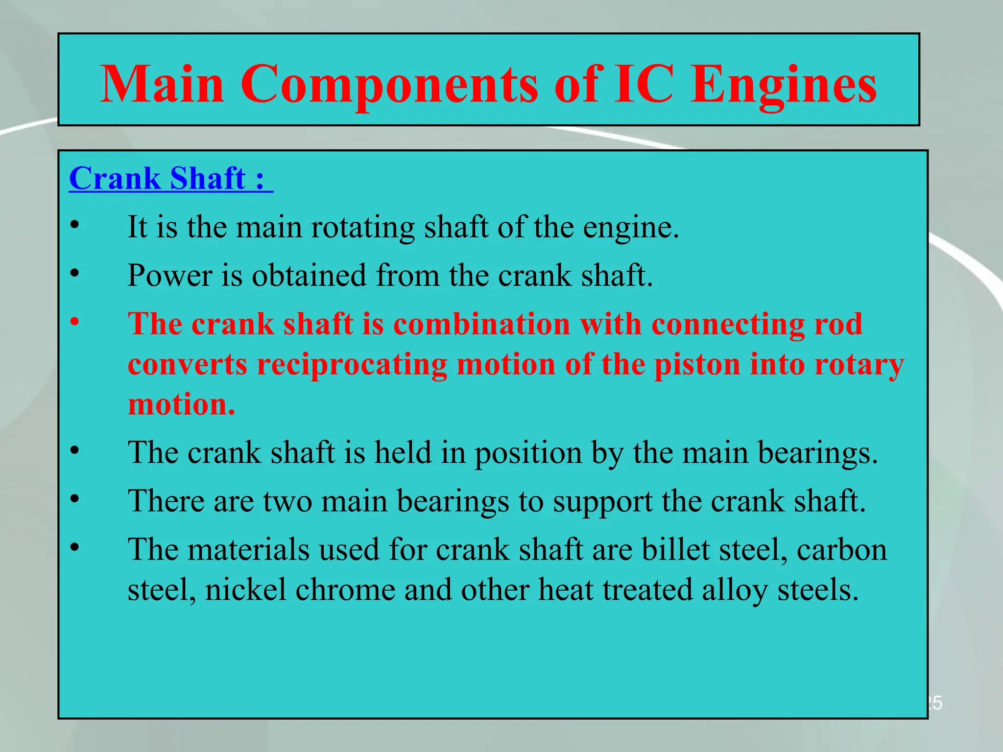 engine components and working of two & four stroke | PPT