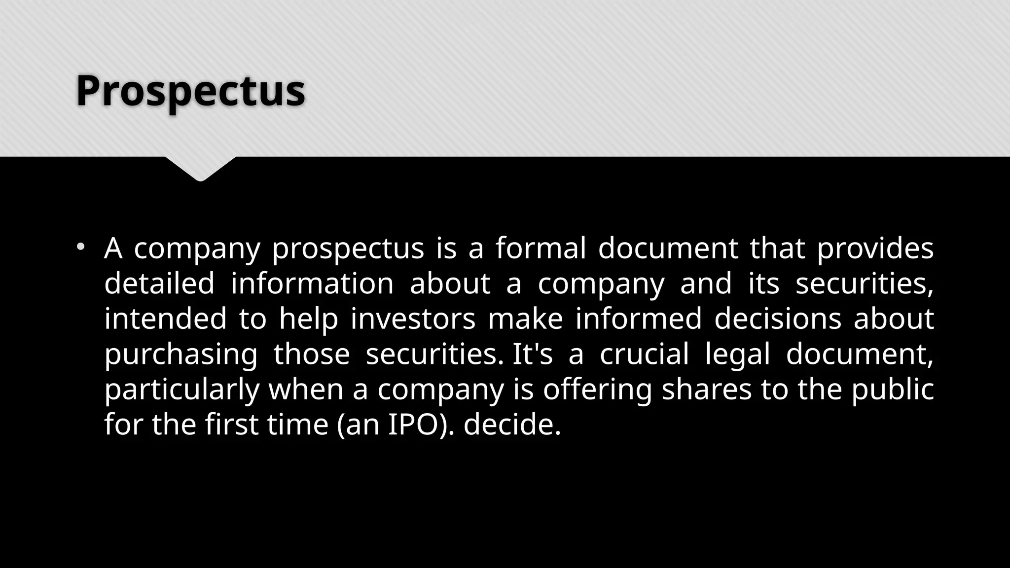 Private placement and Prospectus & its Types | PPTX