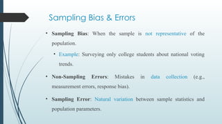 Unit 4 Statistical Data Analysis for BTech 5th SEM | PPTX