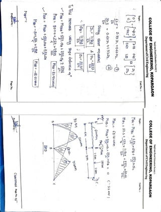 Stiffness Matrix Method of Analysis for beams and frames | PDF