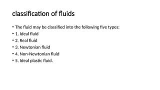 4.FLUID MECHANICS IN ENGINEERING PHYSICS | PPTX