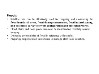 Role of GIS and remote sensing in Disaster Management | PPTX