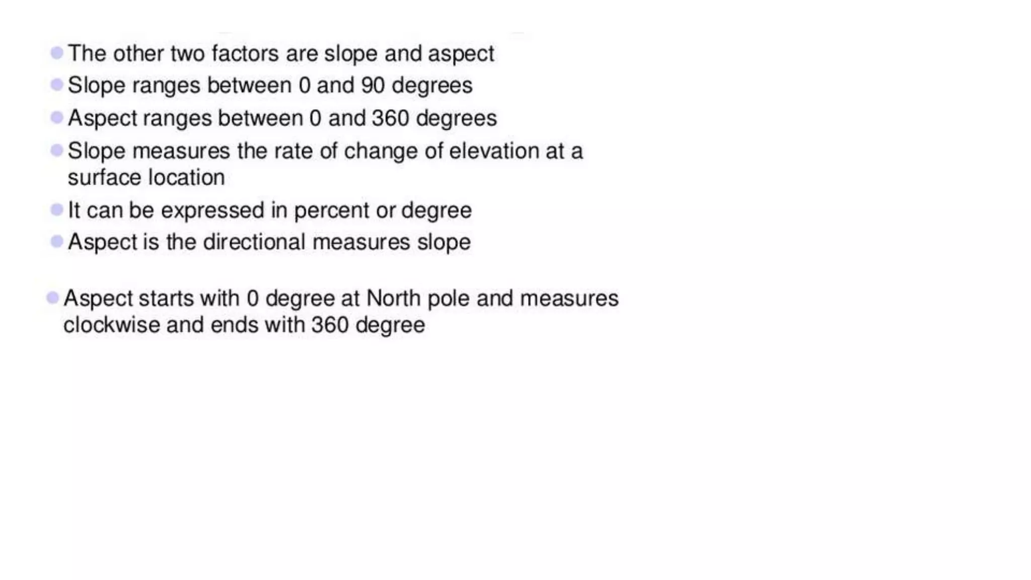 Geo-spatial Analysis and Modelling
