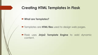 Comprehensive Introduction to Web Development Using Python and Flask ...