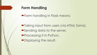 Comprehensive Introduction to Web Development Using Python and Flask ...