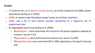 Instance Learning and Genetic Algorithm by Dr.C.R.Dhivyaa Kongu ...