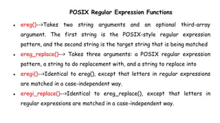 Regular expressions, Session and Cookies by Dr.C.R.Dhivyaa Kongu ...
