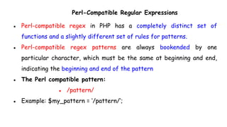 Regular expressions, Session and Cookies by Dr.C.R.Dhivyaa Kongu ...