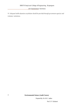 Unit iv Air and Noise Pollution | PDF