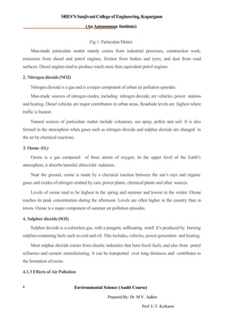 Unit iv Air and Noise Pollution | PDF