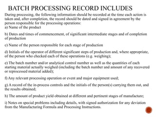 Unit IV DOCUMENT MAINTENANCE IN PHARMACEUTICAL INDUSTRY Quality ...