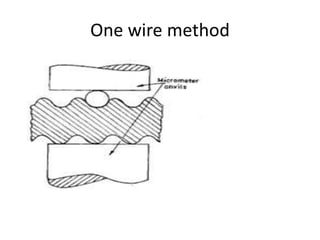 One wire method
 