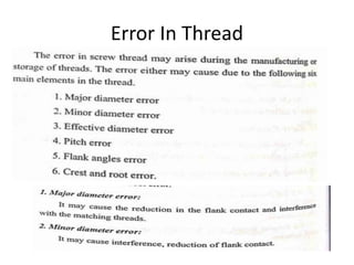 Error In Thread
 